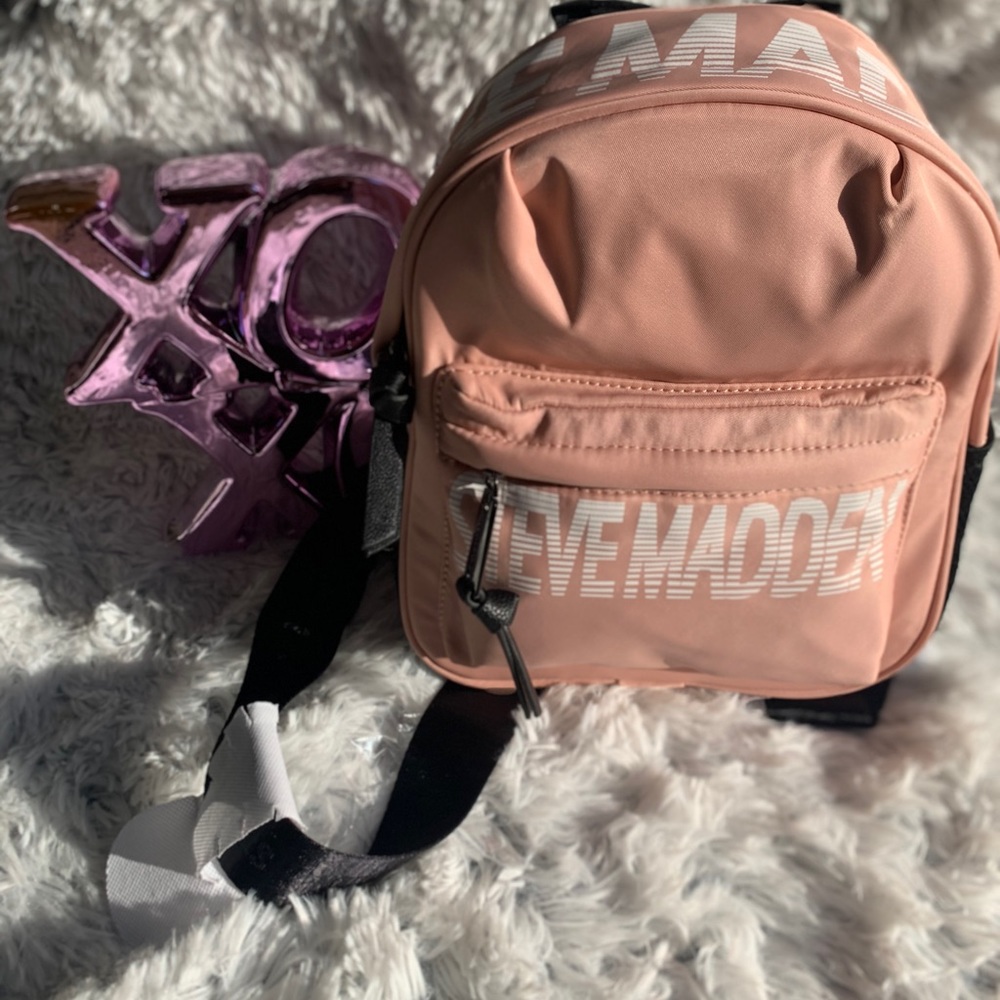 Steve Madden soft pink small cute backpack